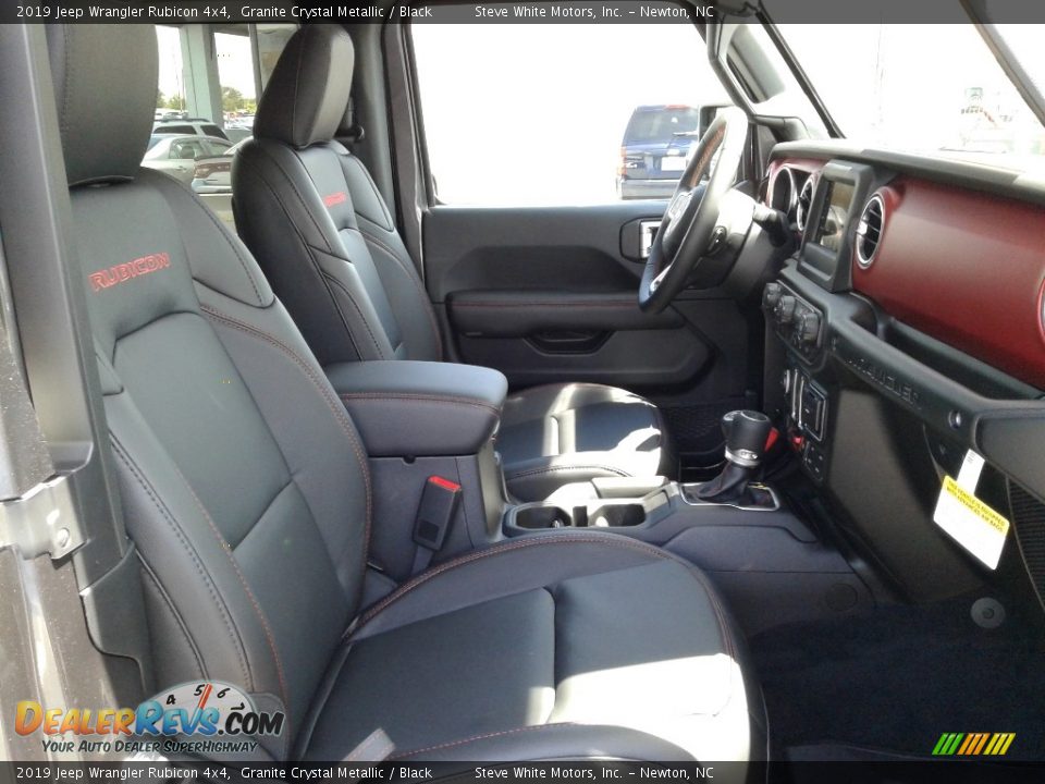 2019 Jeep Wrangler Rubicon 4x4 Granite Crystal Metallic / Black Photo #14