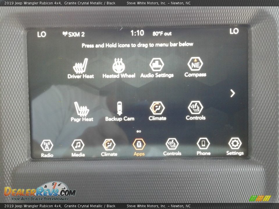 2019 Jeep Wrangler Rubicon 4x4 Granite Crystal Metallic / Black Photo #24