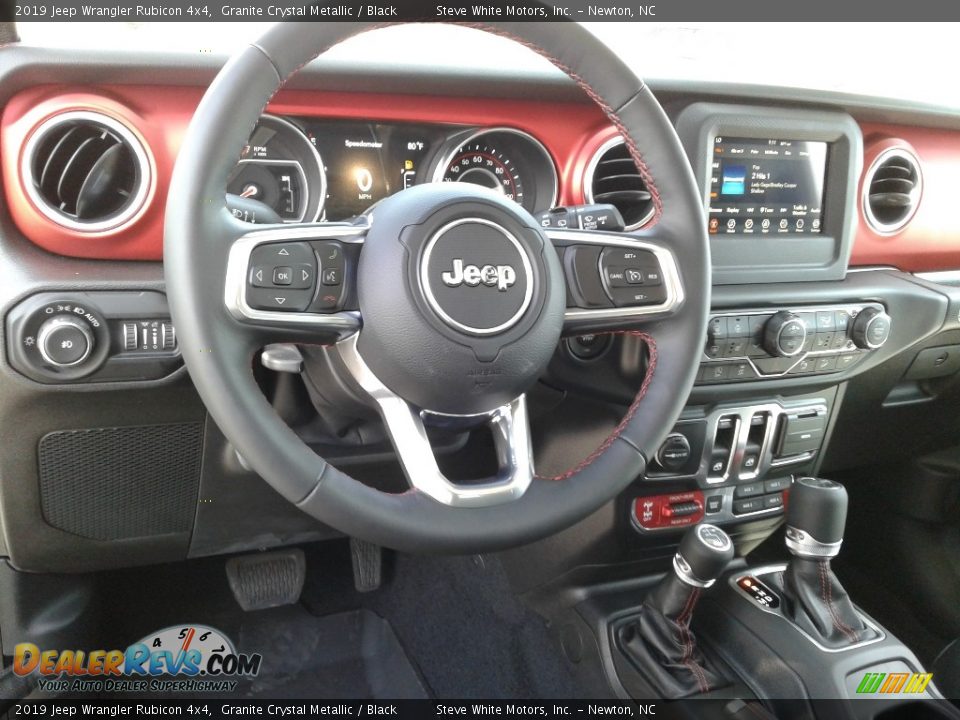 2019 Jeep Wrangler Rubicon 4x4 Granite Crystal Metallic / Black Photo #28