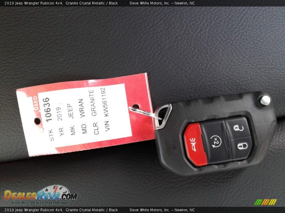 2019 Jeep Wrangler Rubicon 4x4 Granite Crystal Metallic / Black Photo #29