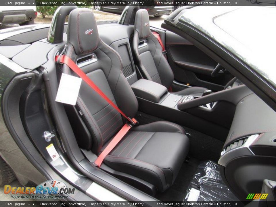 Front Seat of 2020 Jaguar F-TYPE Checkered Flag Convertible Photo #5