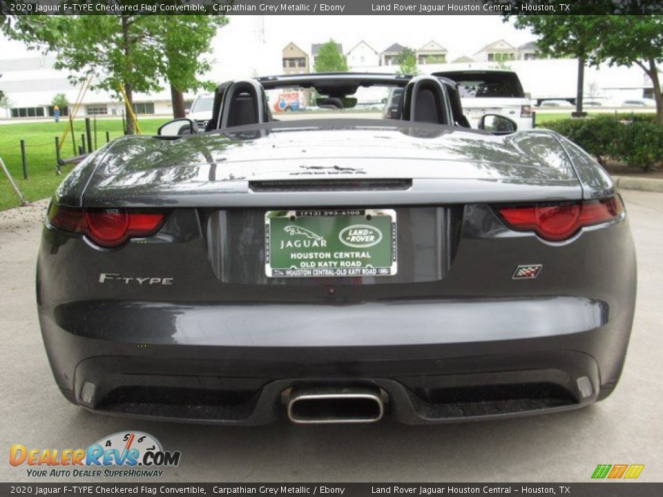 2020 Jaguar F-TYPE Checkered Flag Convertible Carpathian Grey Metallic / Ebony Photo #8