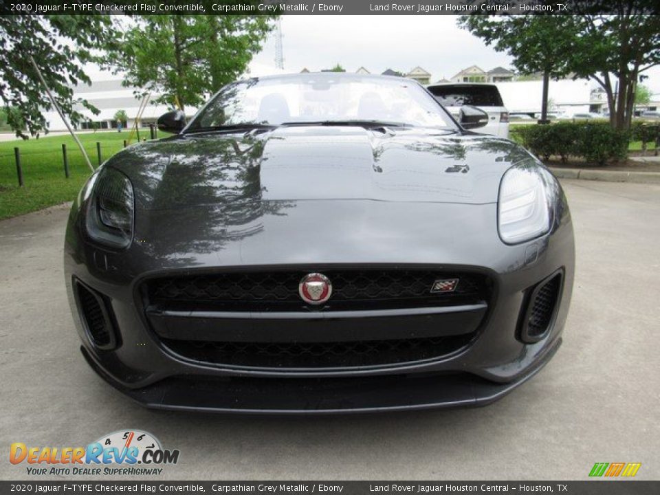 2020 Jaguar F-TYPE Checkered Flag Convertible Carpathian Grey Metallic / Ebony Photo #9