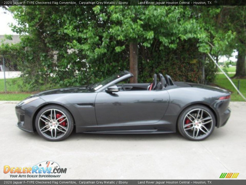 Carpathian Grey Metallic 2020 Jaguar F-TYPE Checkered Flag Convertible Photo #11