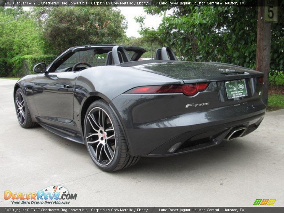 2020 Jaguar F-TYPE Checkered Flag Convertible Carpathian Grey Metallic / Ebony Photo #12