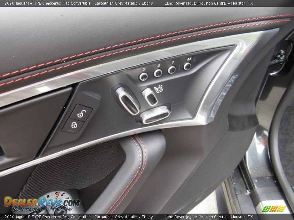 Controls of 2020 Jaguar F-TYPE Checkered Flag Convertible Photo #21