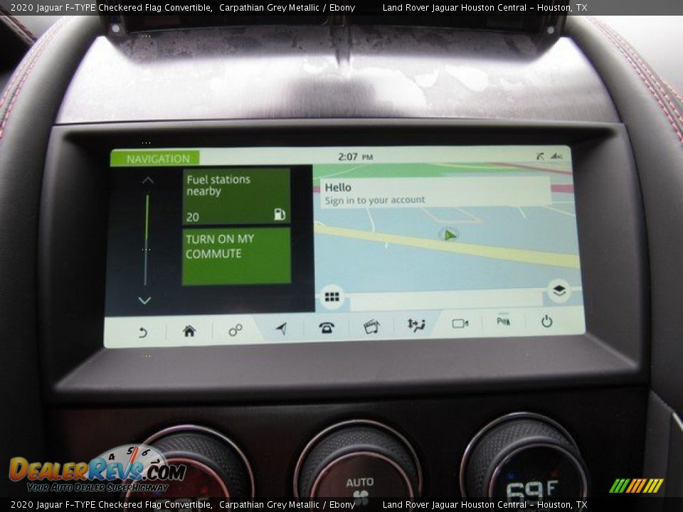 Navigation of 2020 Jaguar F-TYPE Checkered Flag Convertible Photo #29