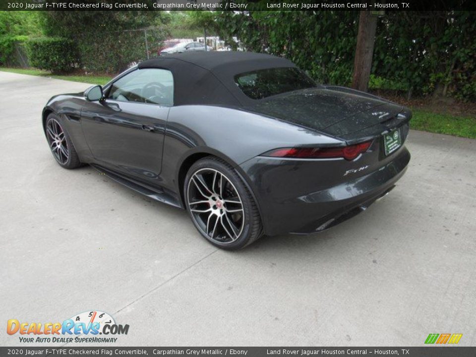 2020 Jaguar F-TYPE Checkered Flag Convertible Carpathian Grey Metallic / Ebony Photo #31