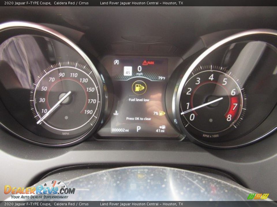 2020 Jaguar F-TYPE Coupe Gauges Photo #25