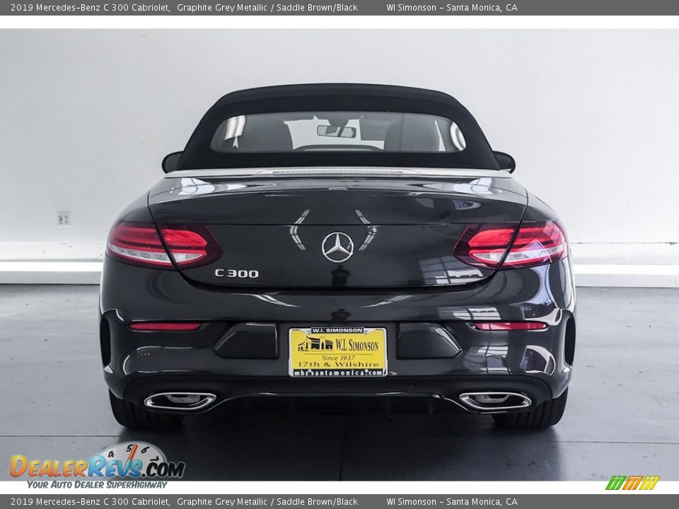 2019 Mercedes-Benz C 300 Cabriolet Graphite Grey Metallic / Saddle Brown/Black Photo #3