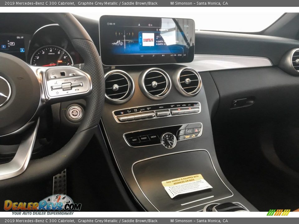 2019 Mercedes-Benz C 300 Cabriolet Graphite Grey Metallic / Saddle Brown/Black Photo #6
