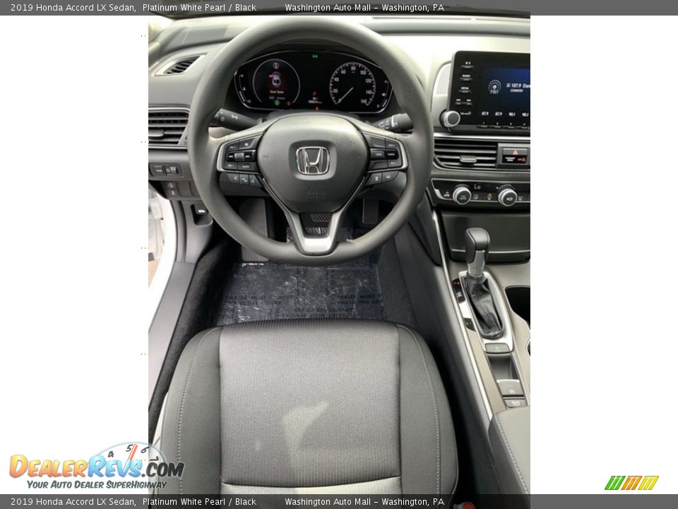 2019 Honda Accord LX Sedan Platinum White Pearl / Black Photo #11