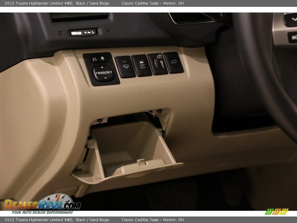 2013 Toyota Highlander Limited 4WD Black / Sand Beige Photo #5