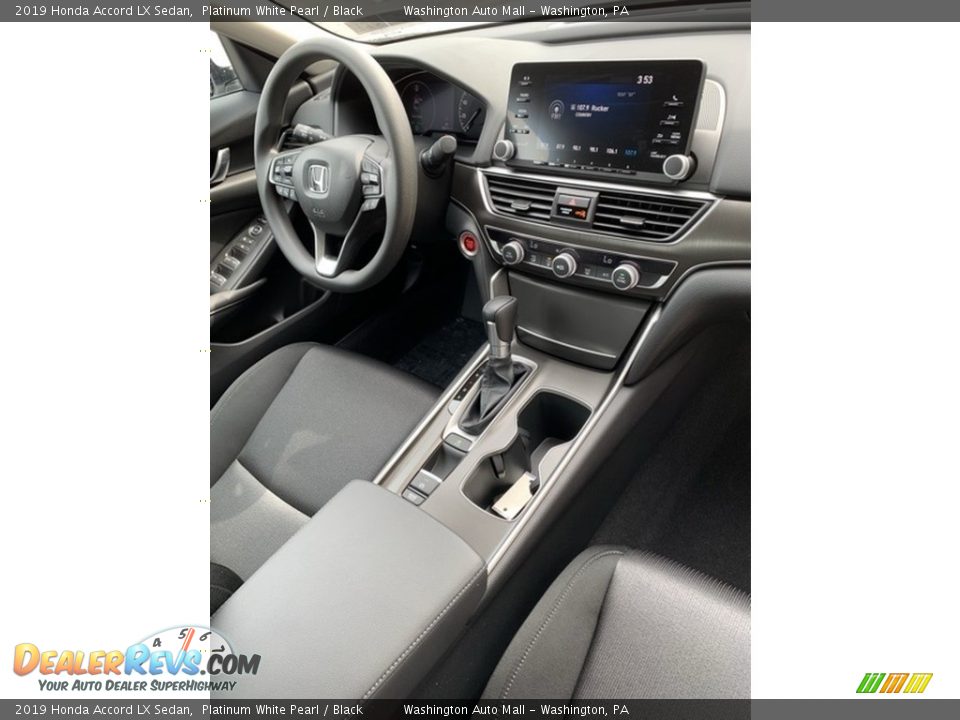 2019 Honda Accord LX Sedan Platinum White Pearl / Black Photo #27