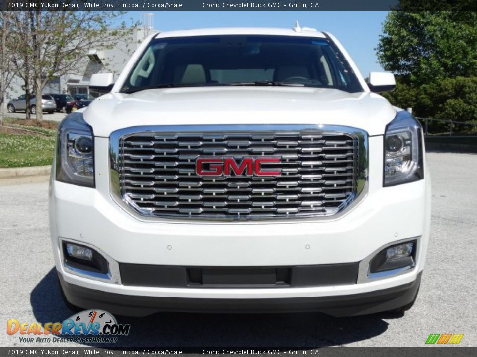 2019 GMC Yukon Denali White Frost Tintcoat / Cocoa/Shale Photo #4