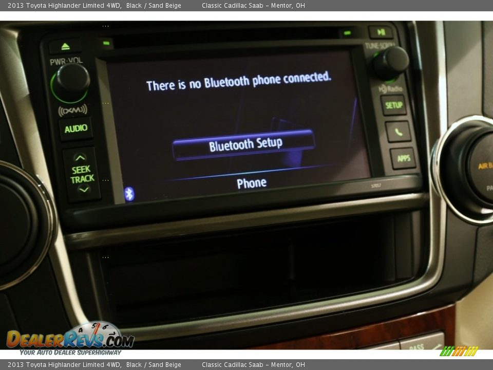 2013 Toyota Highlander Limited 4WD Black / Sand Beige Photo #18