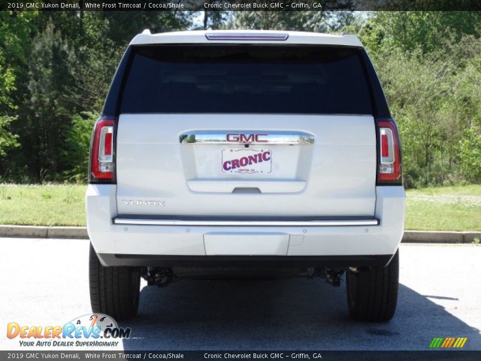 2019 GMC Yukon Denali White Frost Tintcoat / Cocoa/Shale Photo #7