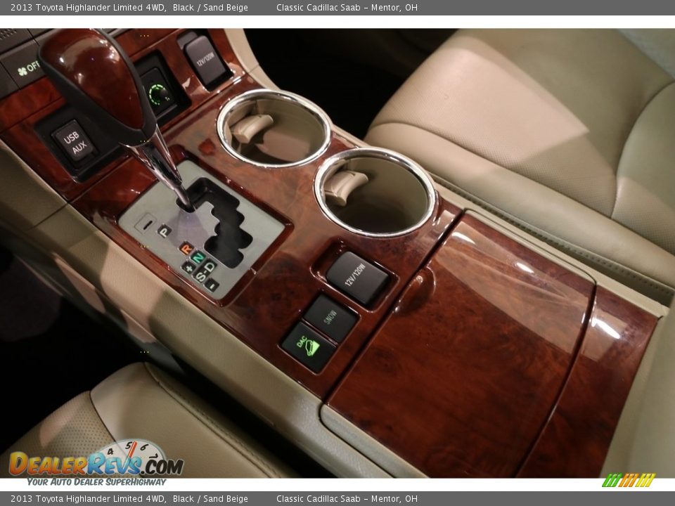 2013 Toyota Highlander Limited 4WD Black / Sand Beige Photo #23