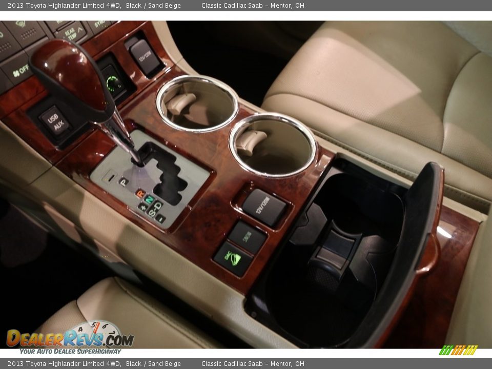 2013 Toyota Highlander Limited 4WD Black / Sand Beige Photo #24