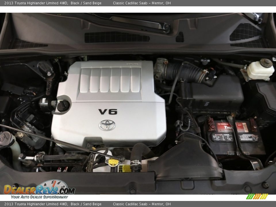 2013 Toyota Highlander Limited 4WD Black / Sand Beige Photo #32