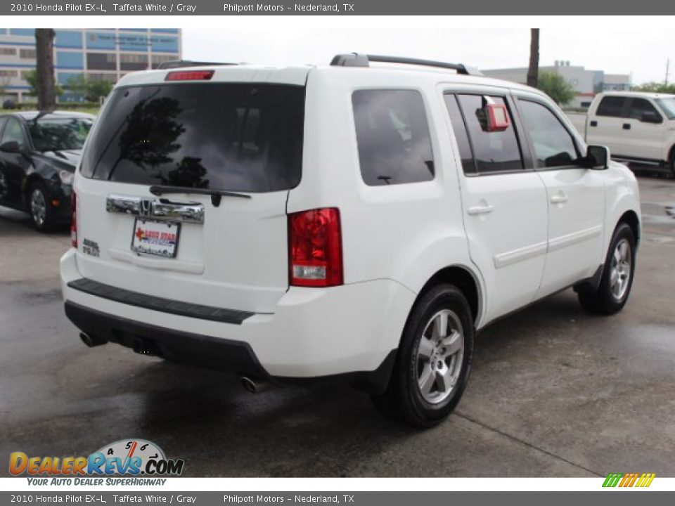2010 Honda Pilot EX-L Taffeta White / Gray Photo #5