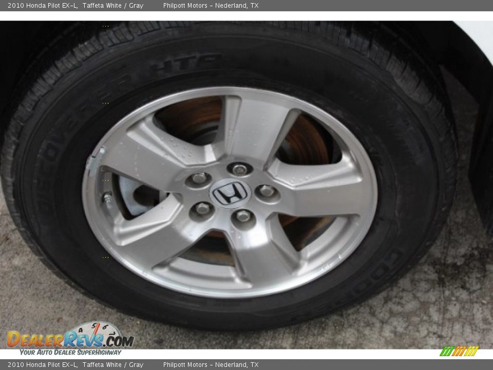 2010 Honda Pilot EX-L Taffeta White / Gray Photo #10