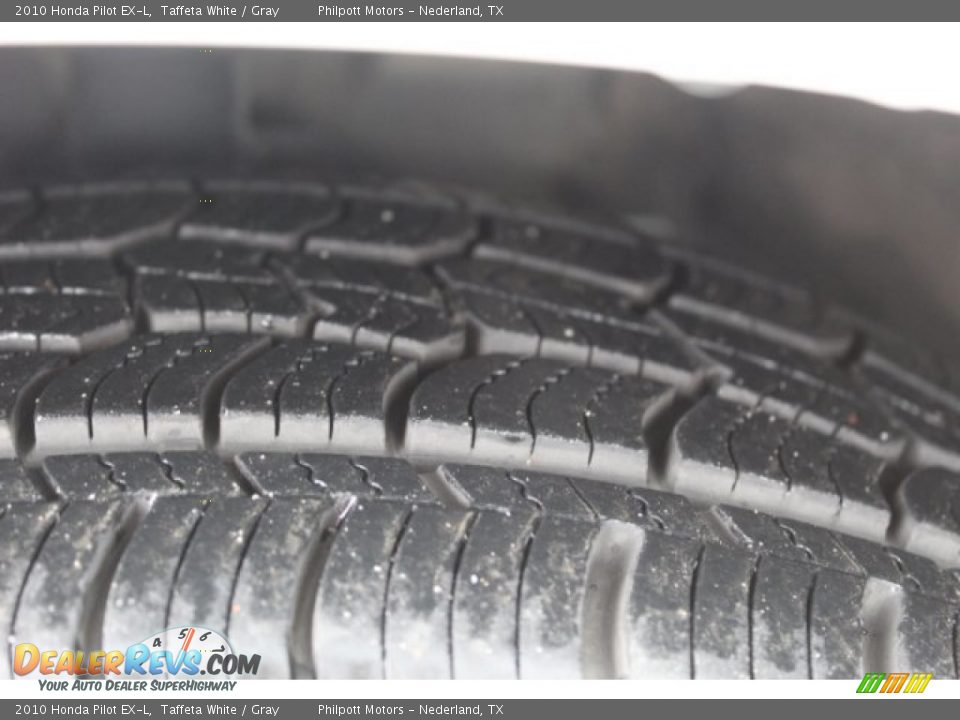 2010 Honda Pilot EX-L Taffeta White / Gray Photo #11