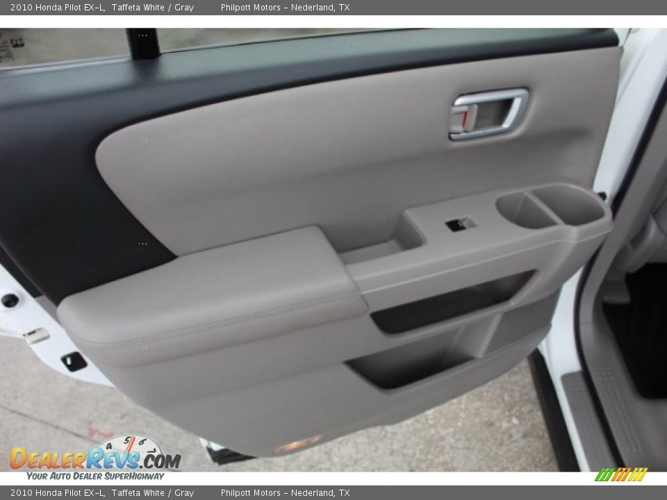 2010 Honda Pilot EX-L Taffeta White / Gray Photo #15