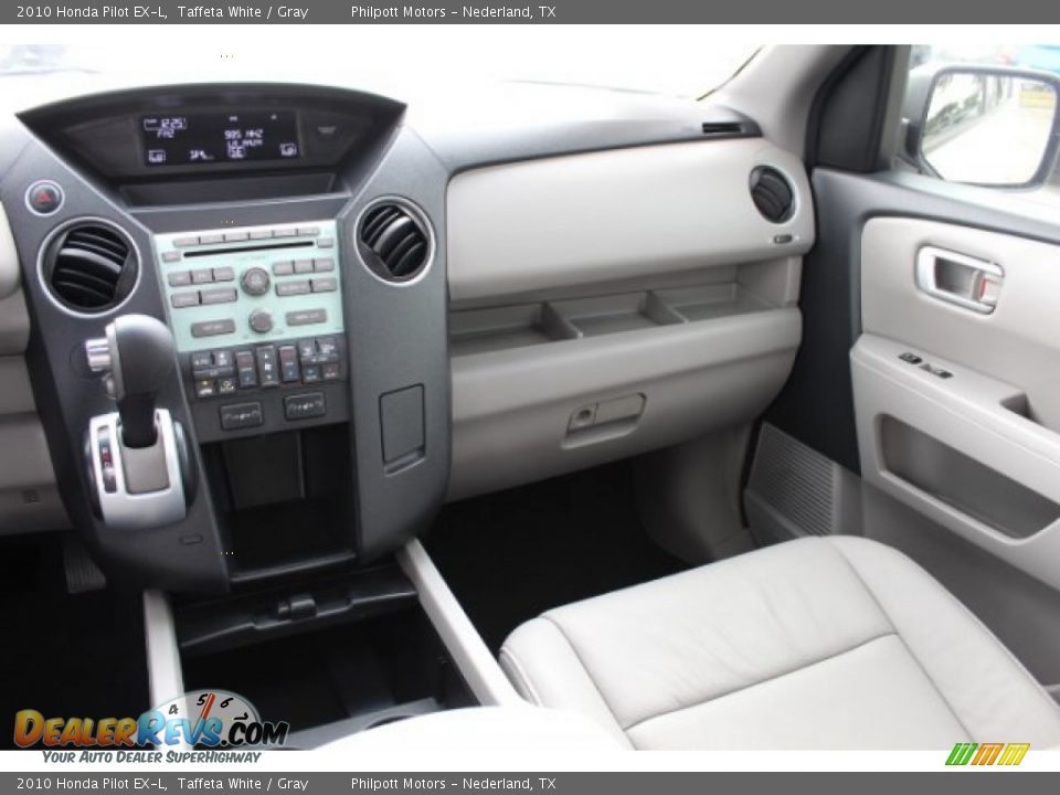 2010 Honda Pilot EX-L Taffeta White / Gray Photo #19