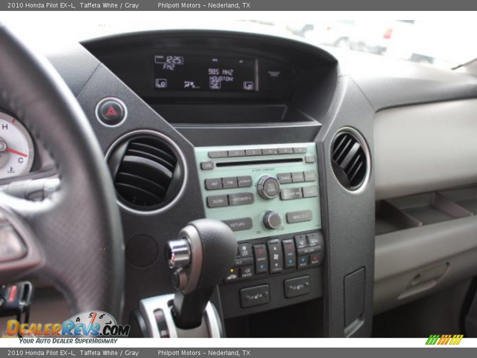 2010 Honda Pilot EX-L Taffeta White / Gray Photo #25