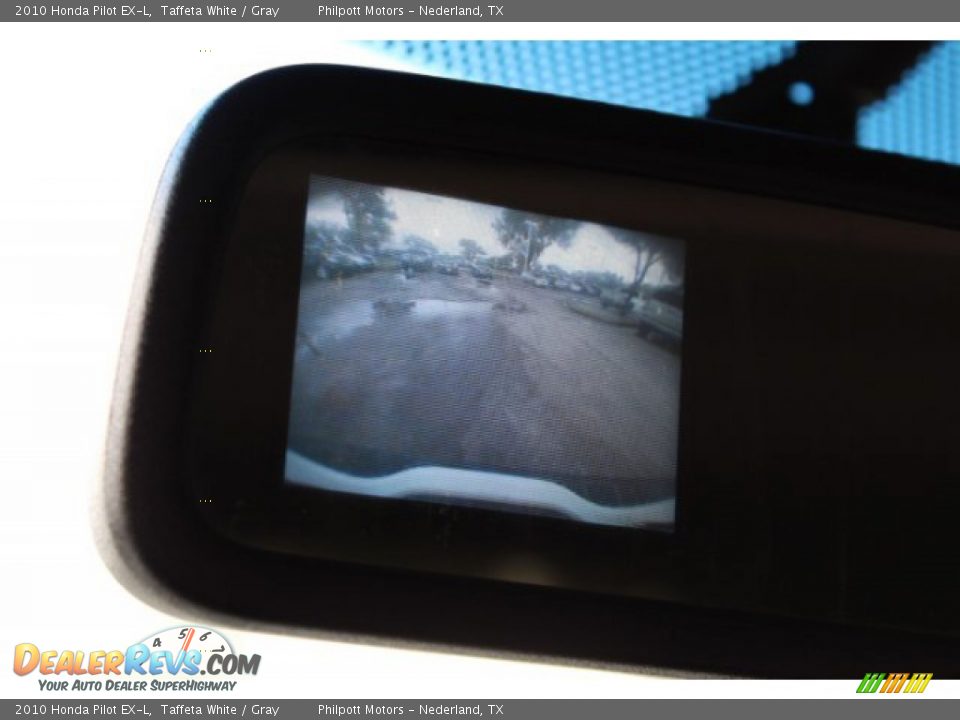 2010 Honda Pilot EX-L Taffeta White / Gray Photo #26