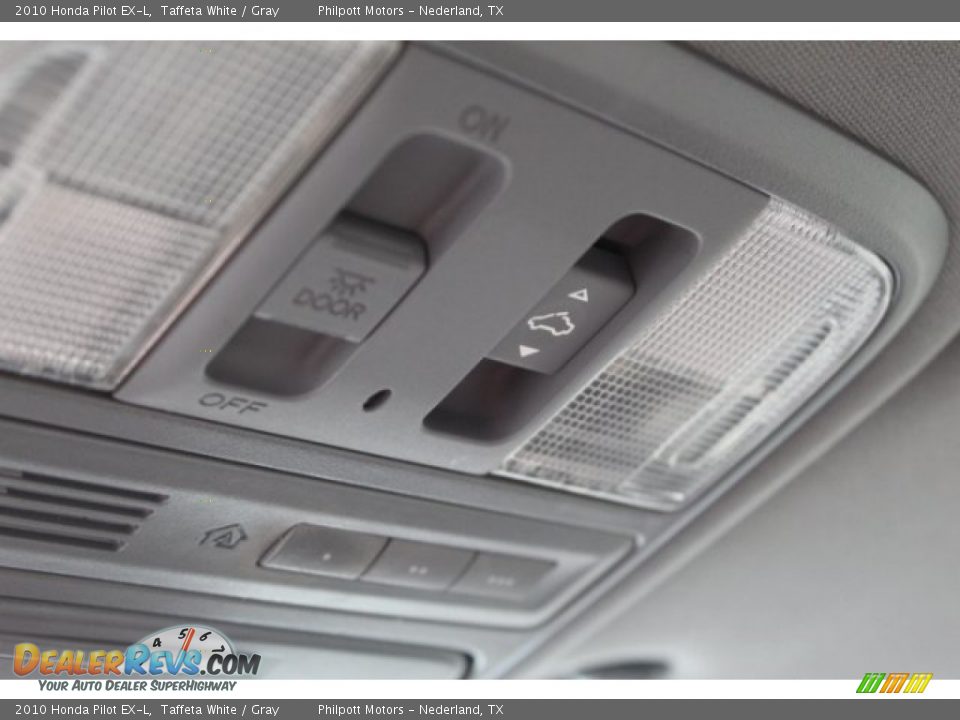 2010 Honda Pilot EX-L Taffeta White / Gray Photo #27