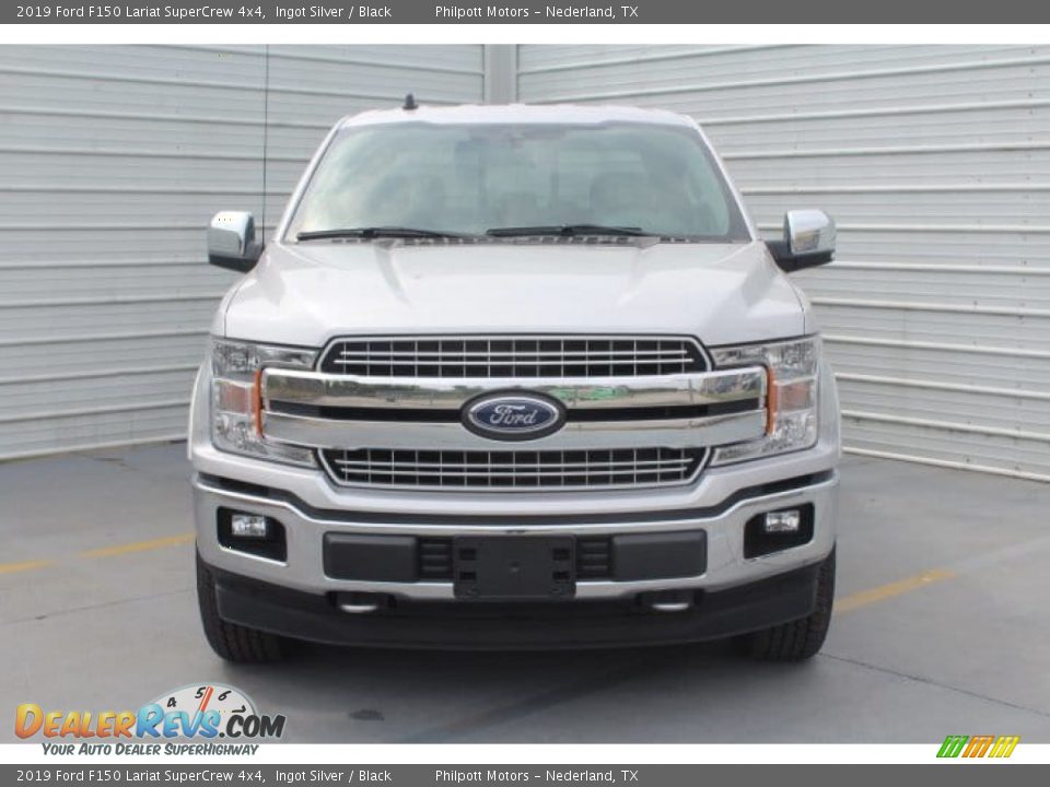 2019 Ford F150 Lariat SuperCrew 4x4 Ingot Silver / Black Photo #3