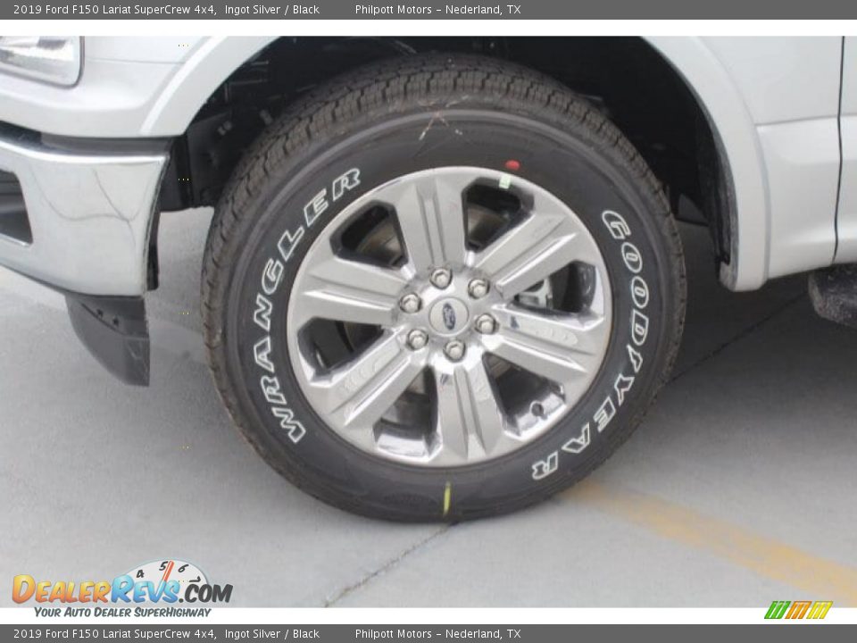 2019 Ford F150 Lariat SuperCrew 4x4 Ingot Silver / Black Photo #5