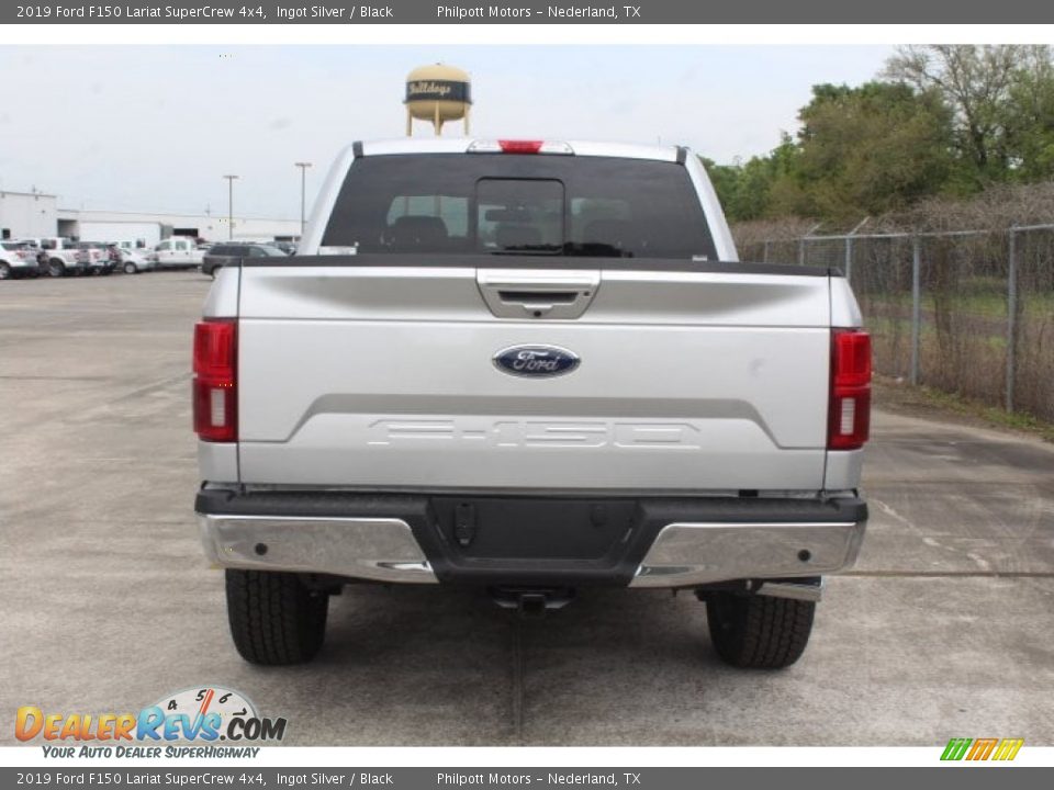 2019 Ford F150 Lariat SuperCrew 4x4 Ingot Silver / Black Photo #7