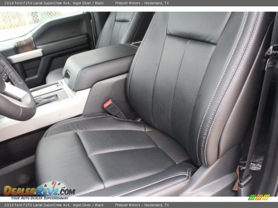 2019 Ford F150 Lariat SuperCrew 4x4 Ingot Silver / Black Photo #10