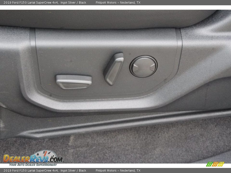 2019 Ford F150 Lariat SuperCrew 4x4 Ingot Silver / Black Photo #11
