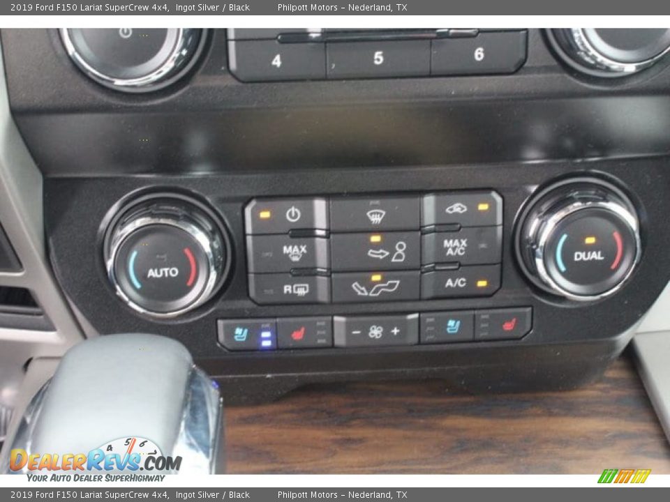 2019 Ford F150 Lariat SuperCrew 4x4 Ingot Silver / Black Photo #13