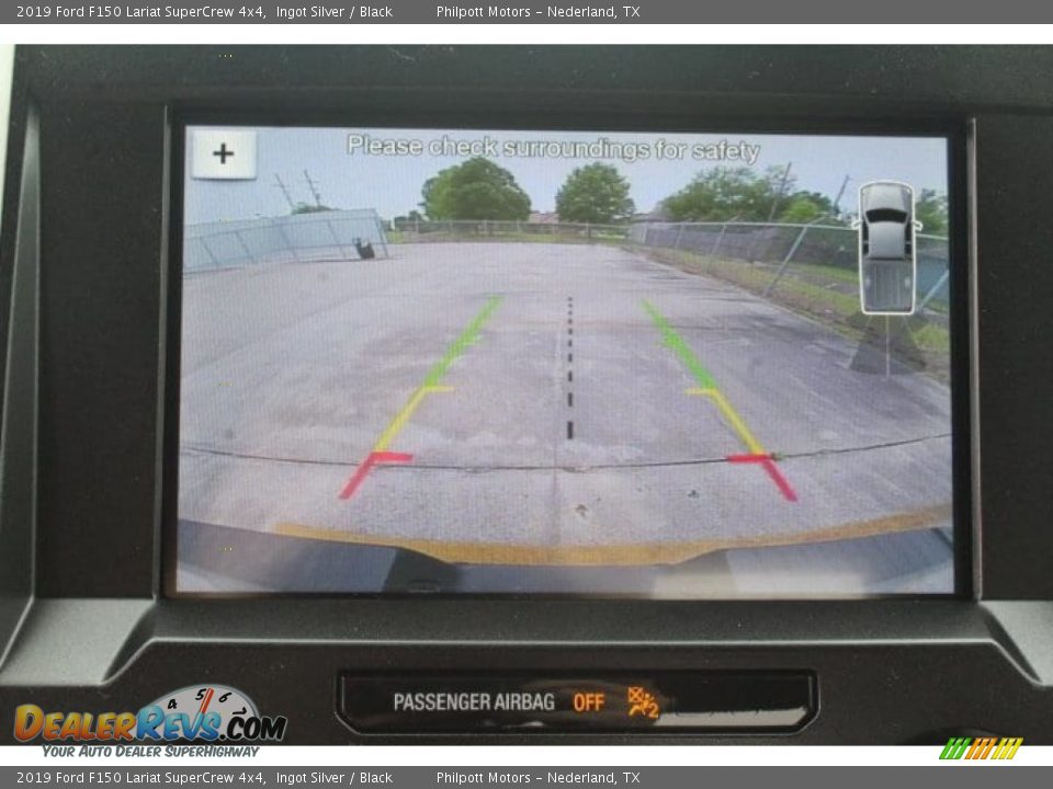 2019 Ford F150 Lariat SuperCrew 4x4 Ingot Silver / Black Photo #14