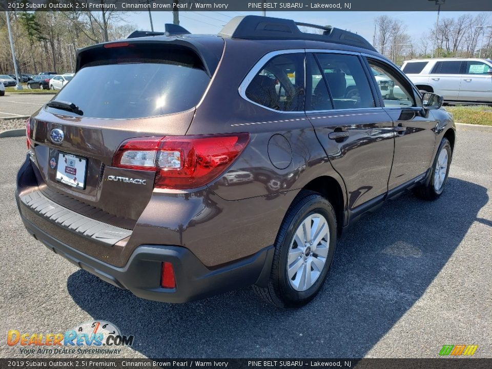 2019 Subaru Outback 2.5i Premium Cinnamon Brown Pearl / Warm Ivory Photo #7
