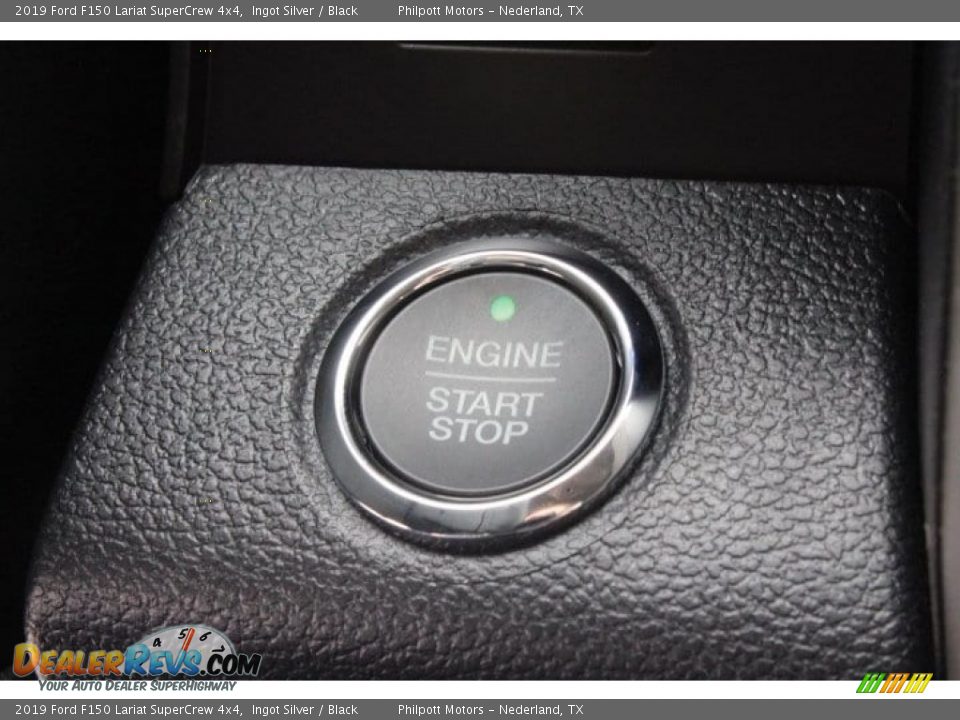 2019 Ford F150 Lariat SuperCrew 4x4 Ingot Silver / Black Photo #15