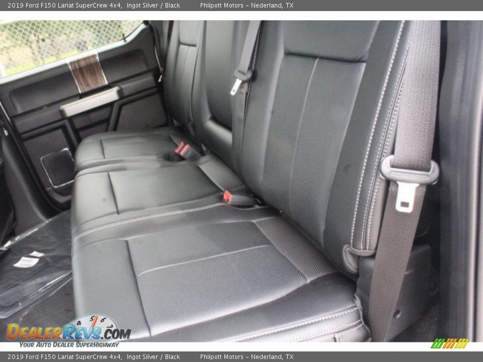 2019 Ford F150 Lariat SuperCrew 4x4 Ingot Silver / Black Photo #19