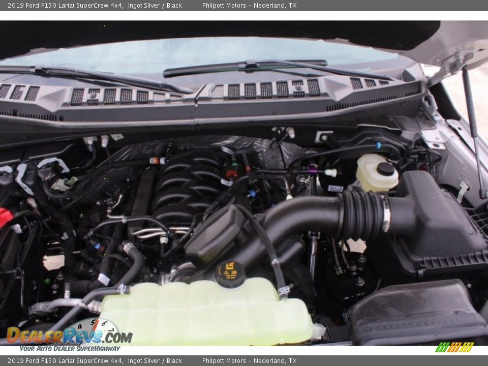 2019 Ford F150 Lariat SuperCrew 4x4 Ingot Silver / Black Photo #23