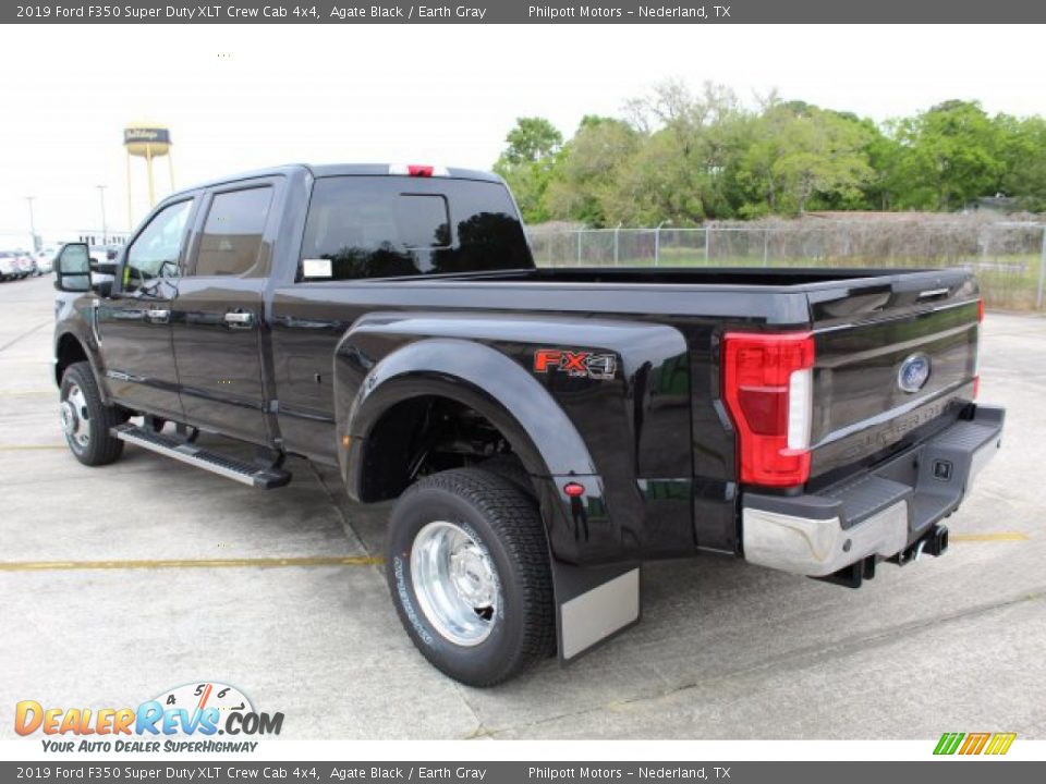 2019 Ford F350 Super Duty XLT Crew Cab 4x4 Agate Black / Earth Gray Photo #6