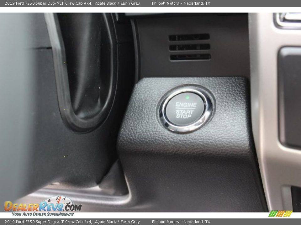 2019 Ford F350 Super Duty XLT Crew Cab 4x4 Agate Black / Earth Gray Photo #10