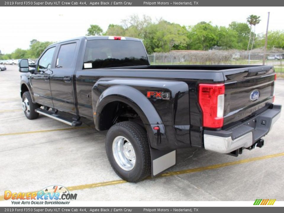 2019 Ford F350 Super Duty XLT Crew Cab 4x4 Agate Black / Earth Gray Photo #6