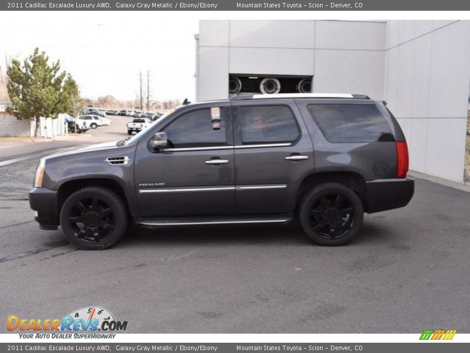 2011 Cadillac Escalade Luxury AWD Galaxy Gray Metallic / Ebony/Ebony Photo #3
