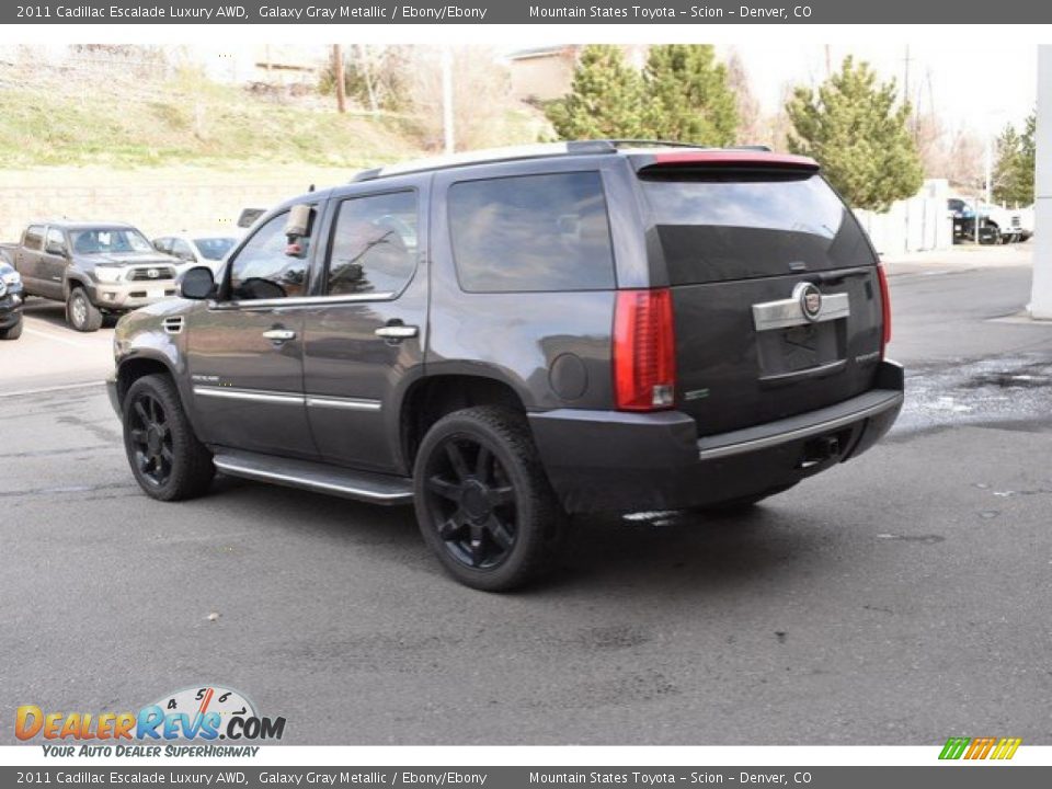 2011 Cadillac Escalade Luxury AWD Galaxy Gray Metallic / Ebony/Ebony Photo #4