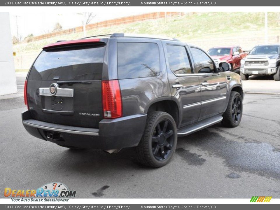 2011 Cadillac Escalade Luxury AWD Galaxy Gray Metallic / Ebony/Ebony Photo #6