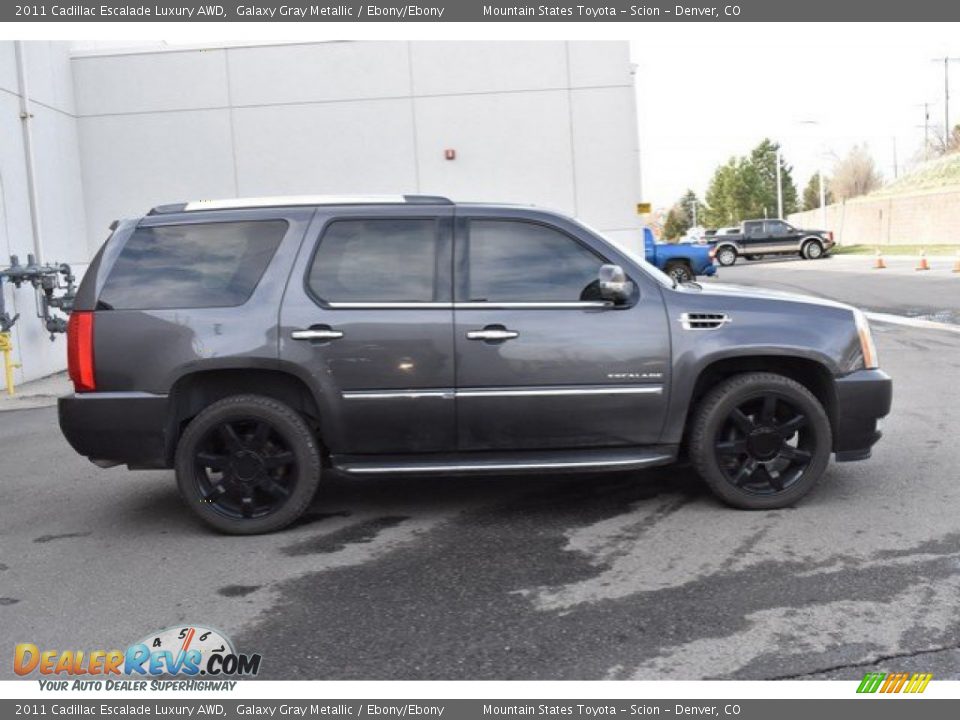 2011 Cadillac Escalade Luxury AWD Galaxy Gray Metallic / Ebony/Ebony Photo #7